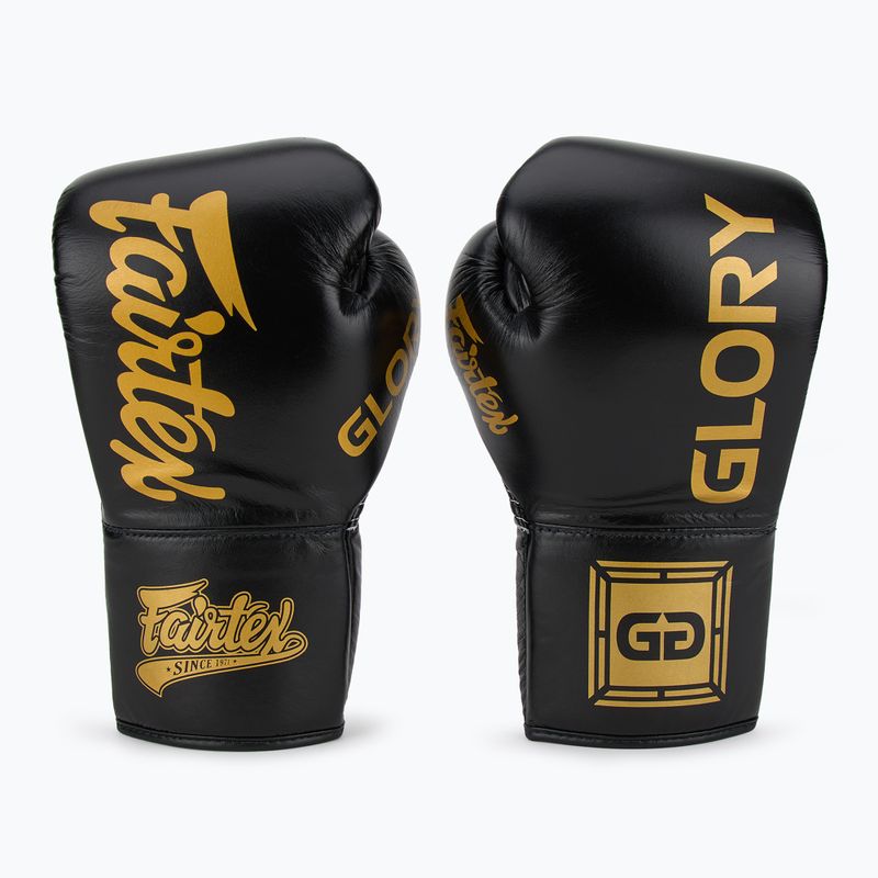 Боксови ръкавици Fairtex Glory Competition Lace Up black 2