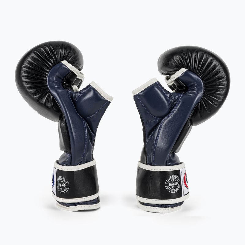 Fairtex Super Sparring Граплинг ръкавици черни/сини 4