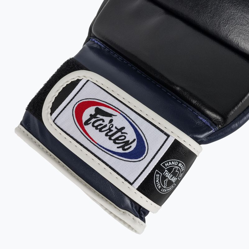 Fairtex Super Sparring Граплинг ръкавици черни/сини 6