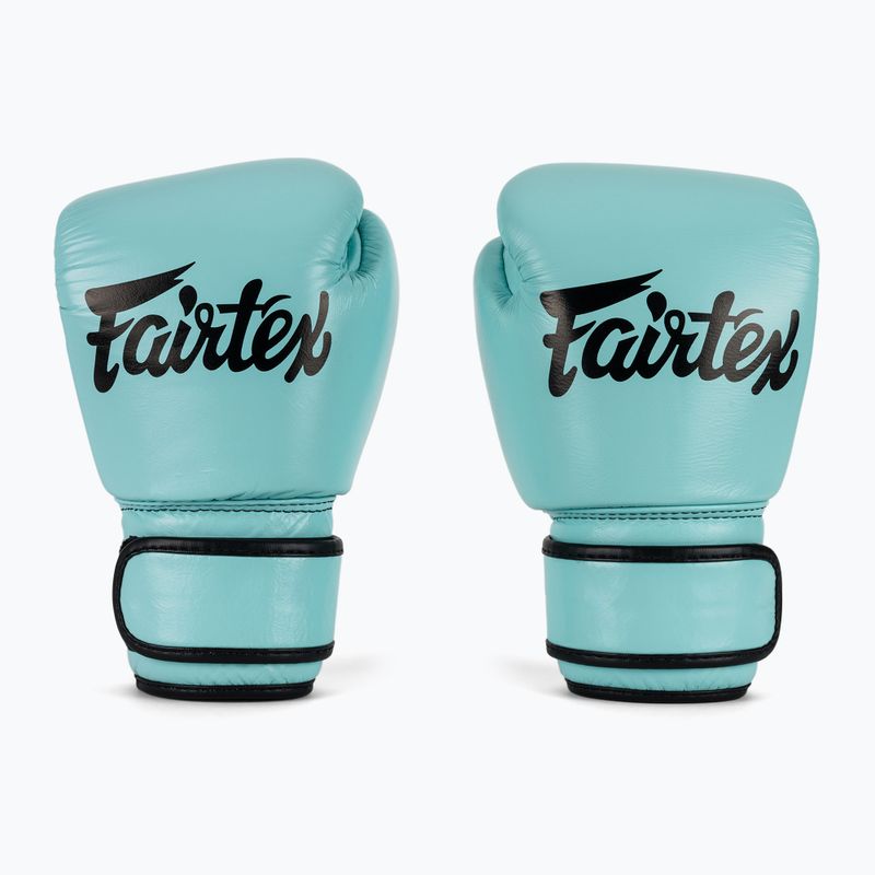 Боксови ръкавици Fairtex Genuine Leather Boxing blue 2
