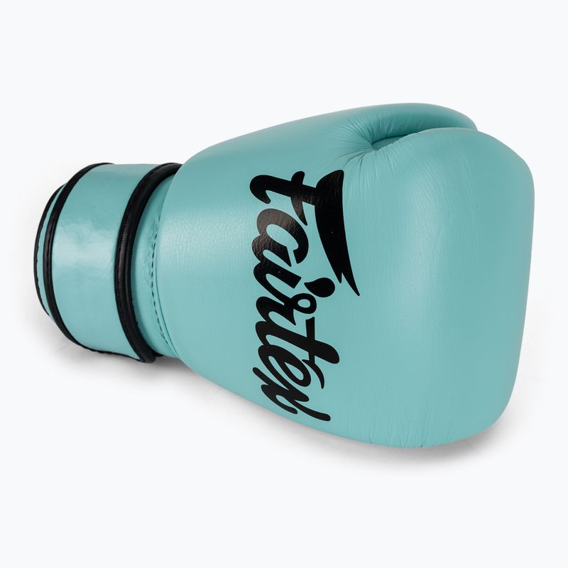 Боксови ръкавици Fairtex Genuine Leather Boxing blue 5