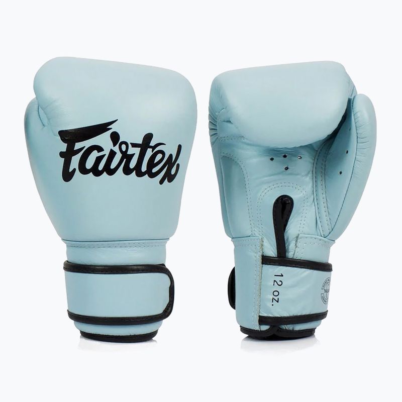 Боксови ръкавици Fairtex Genuine Leather Boxing blue