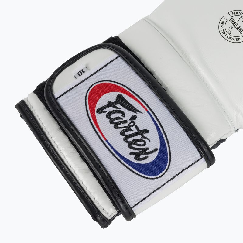 Боксови ръкавици Fairtex Heavy Hitter's Mexican Style white/blue 6