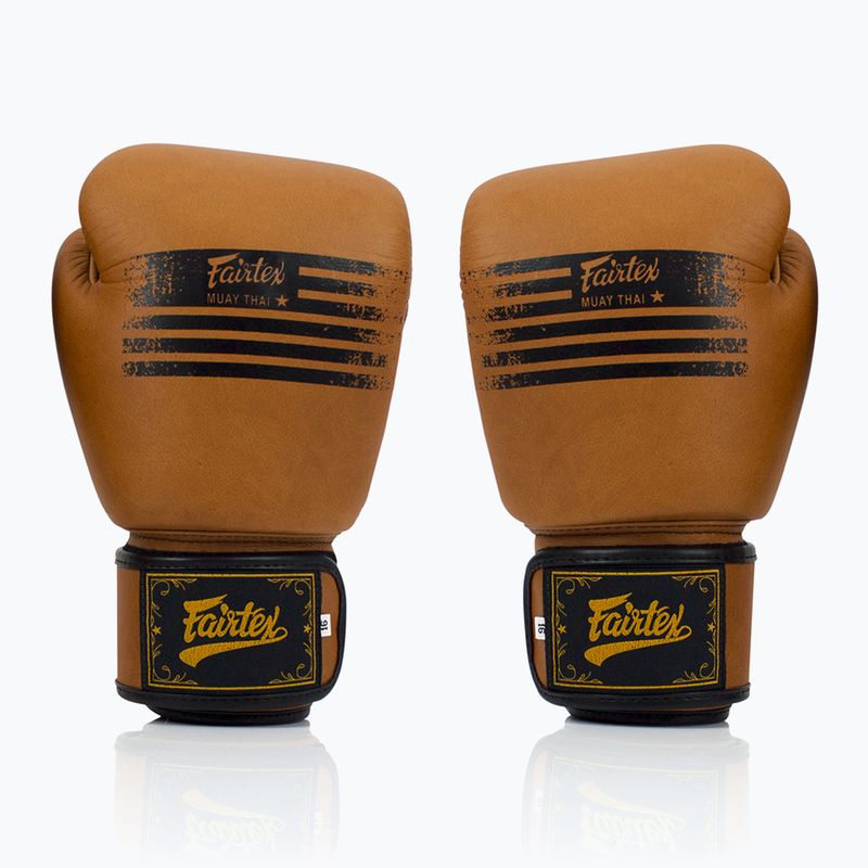 Боксови ръкавици Fairtex Legacy Genuine brown