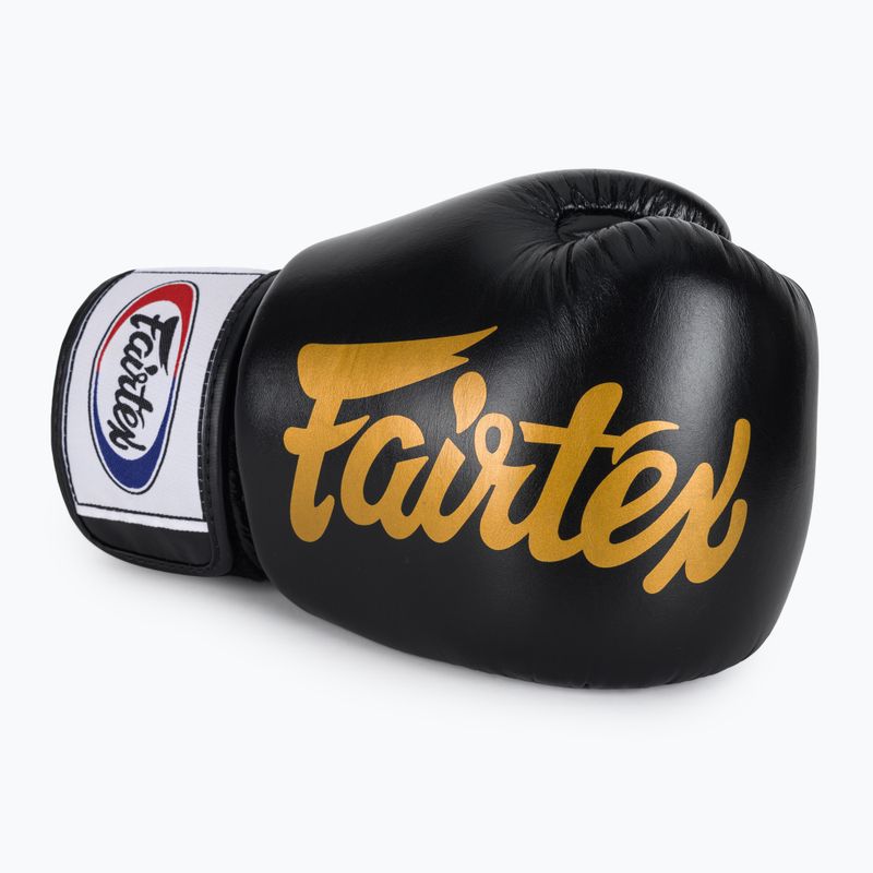 Боксови ръкавици Fairtex Deluxe Tight-Fit black 5