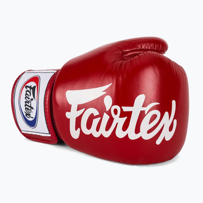 Боксови ръкавици Fairtex Deluxe Tight-Fit red 5