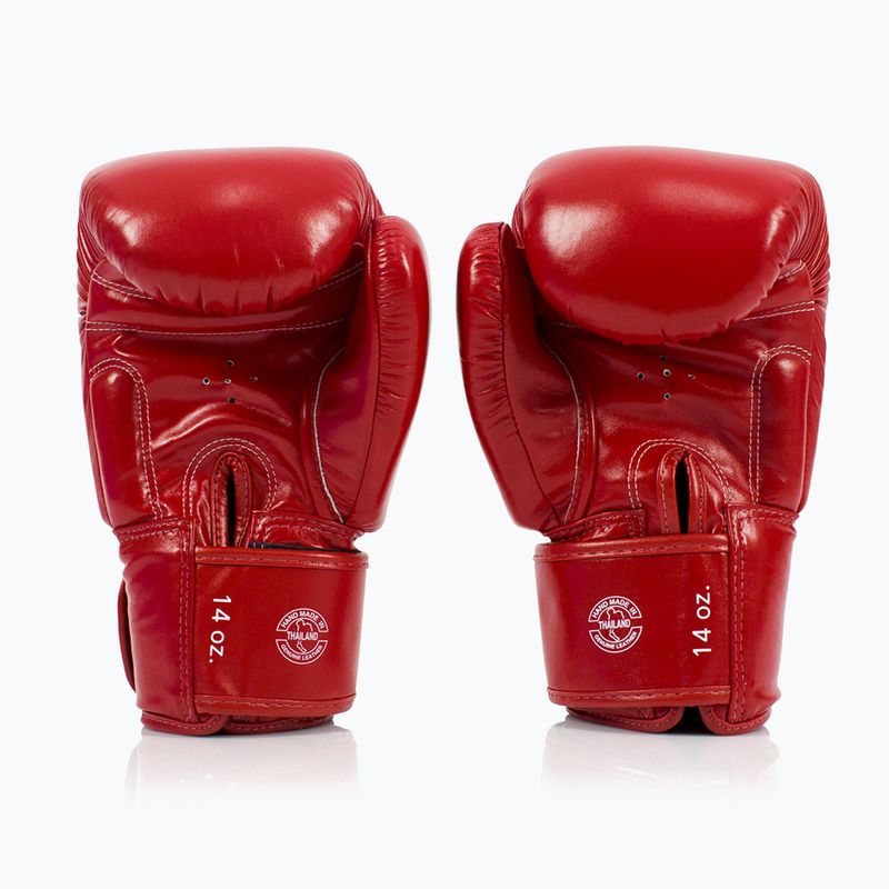 Боксови ръкавици Fairtex Deluxe Tight-Fit red 2