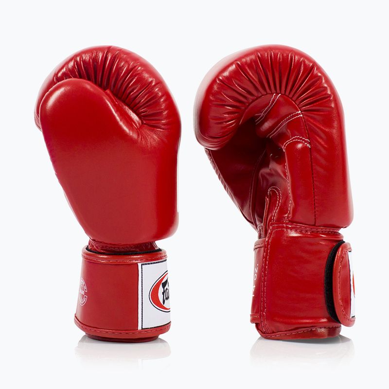 Боксови ръкавици Fairtex Deluxe Tight-Fit red 3