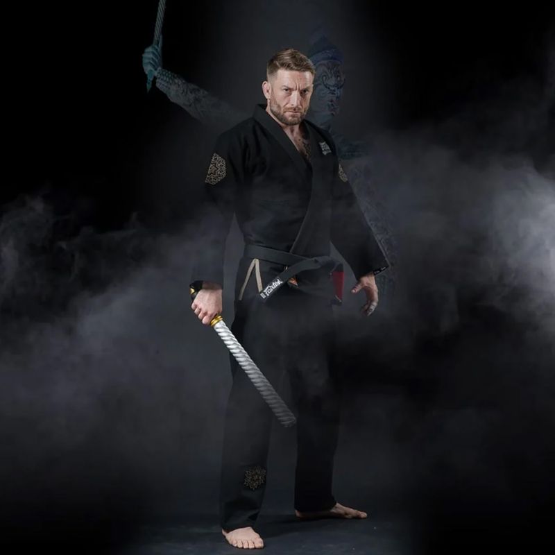 GI за бразилско жиу-жицу Fairtex "Treeburam" black 10