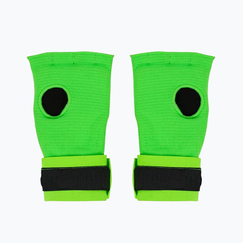 Вътрешни боксови ръкавици Fairtex Quick Wraps green 2