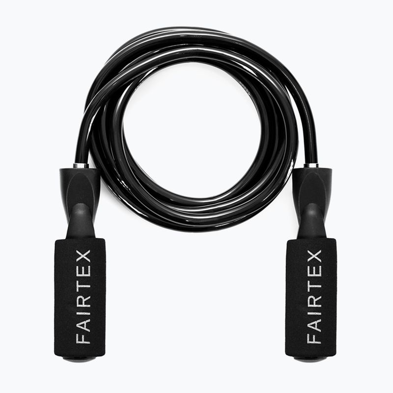Fairtex Ball Bearing тренировъчно въже за прескачане черно