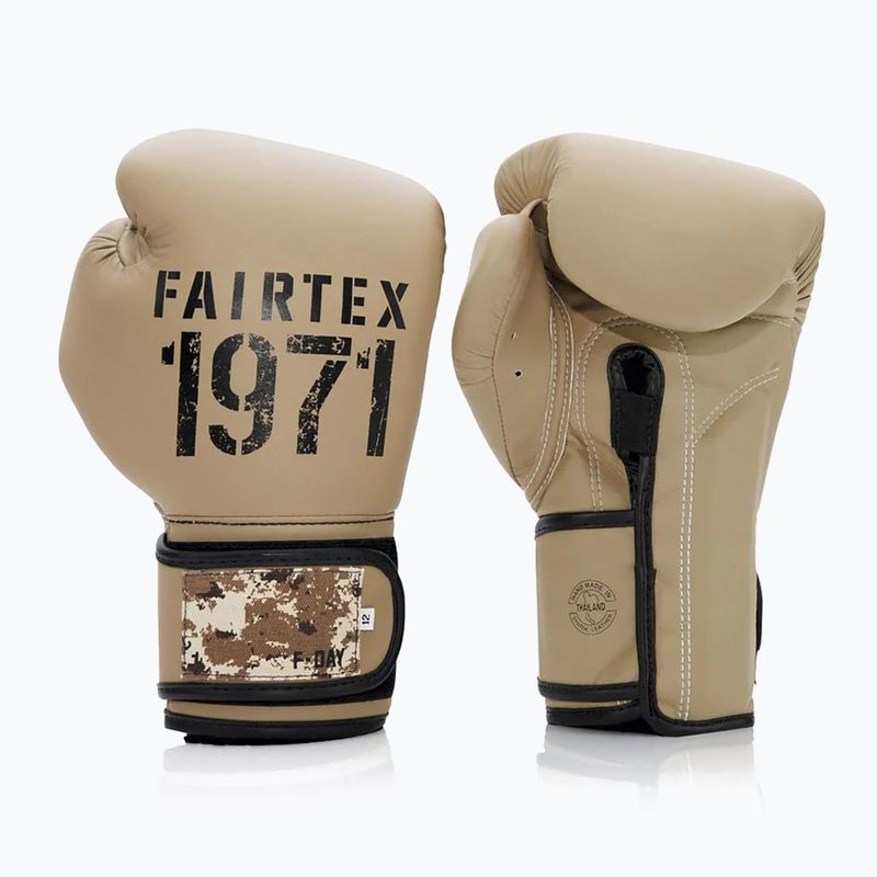 Боксови ръкавици Fairtex F-DAY 2 Limited Edition khaki