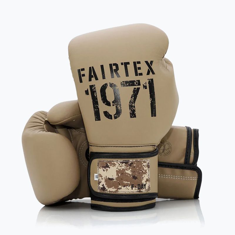 Боксови ръкавици Fairtex F-DAY 2 Limited Edition khaki 4