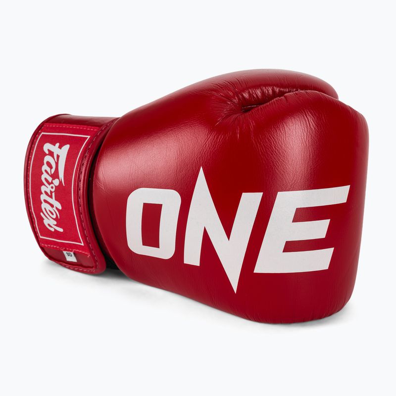 Боксови ръкавици Fairtex ONE X Fairtex Boxing red 5