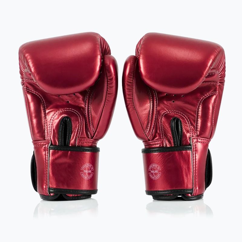 Боксови ръкавици Fairtex Metallic red 3