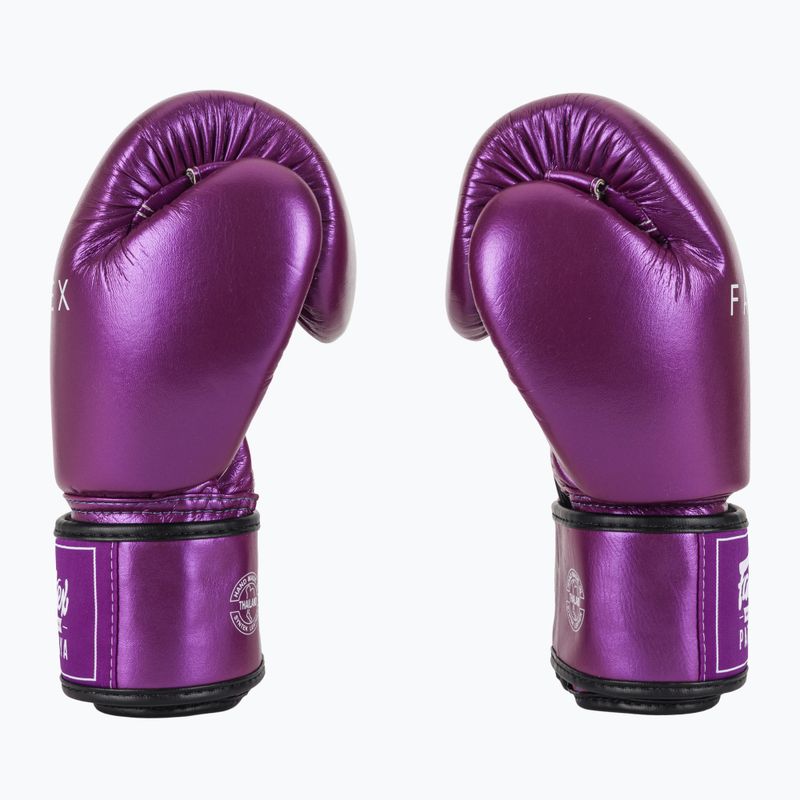Боксови ръкавици Fairtex Metallic purple 4