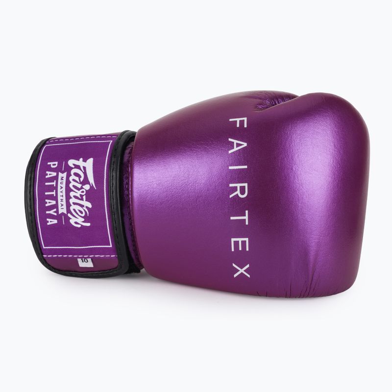 Боксови ръкавици Fairtex Metallic purple 5