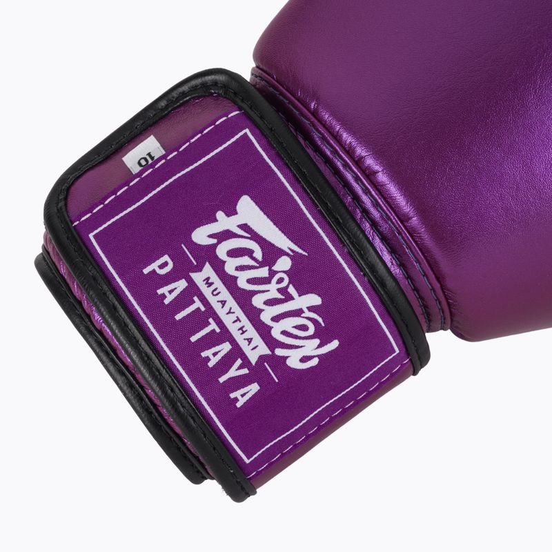 Боксови ръкавици Fairtex Metallic purple 6