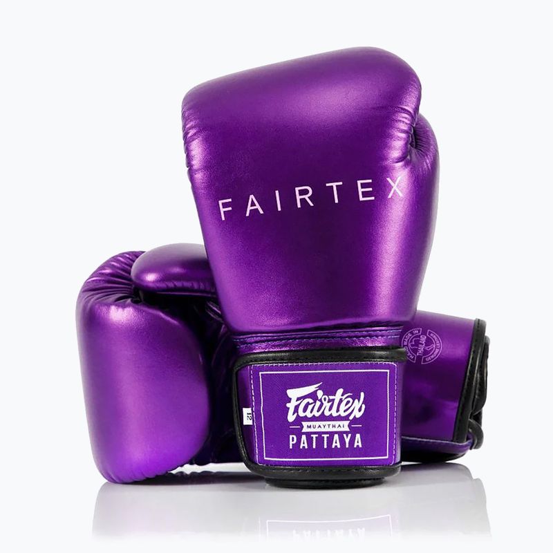 Боксови ръкавици Fairtex Metallic purple 4