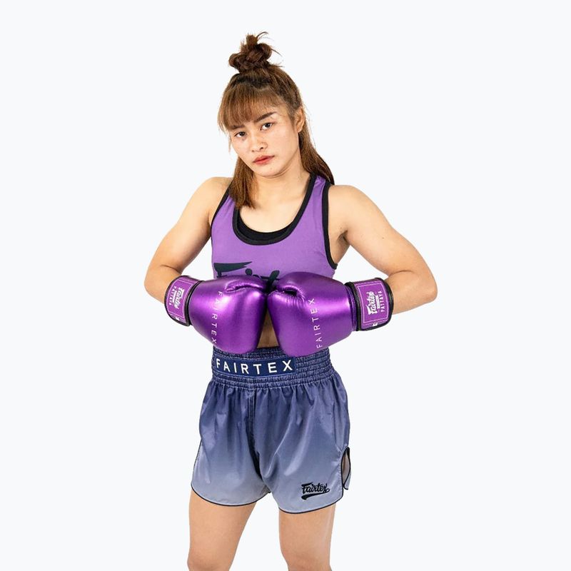 Боксови ръкавици Fairtex Metallic purple 5