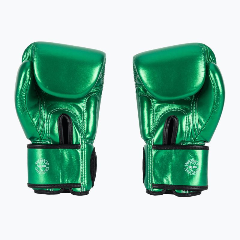 Боксови ръкавици Fairtex Metallic green 3