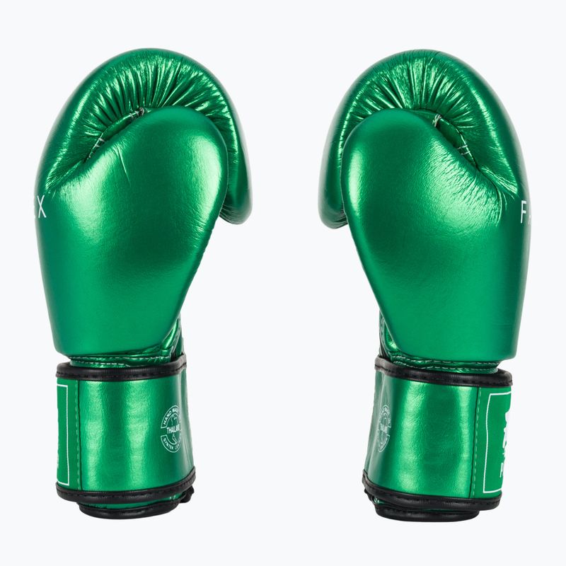 Боксови ръкавици Fairtex Metallic green 4