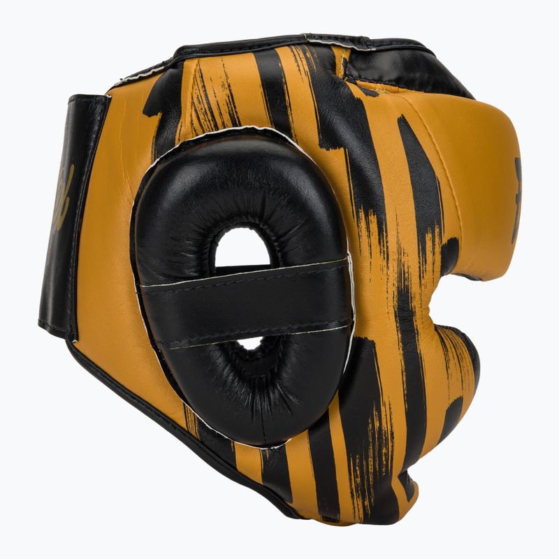 Боксова каска Fairtex Microfiber Headguard gold 2