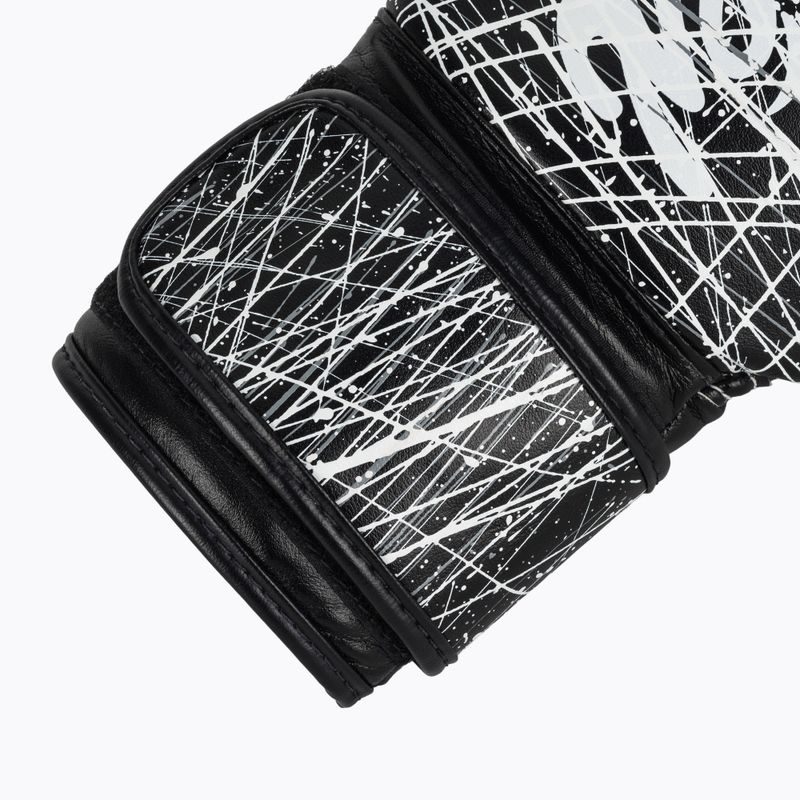 Боксови ръкавици Fairtex Microfiber Art Collections Painter black/white 6