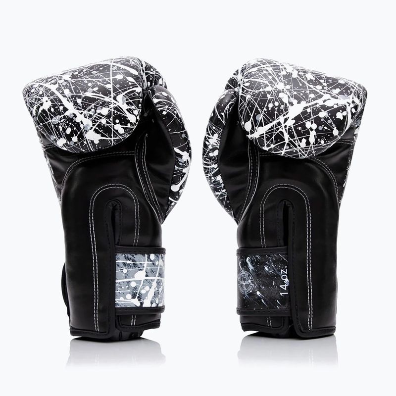Боксови ръкавици Fairtex Microfiber Art Collections Painter black/white 2