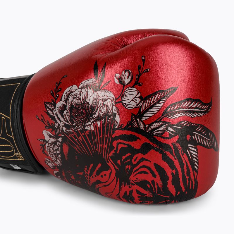 Червени боксови ръкавици Fairtex Golden Jubilee 5