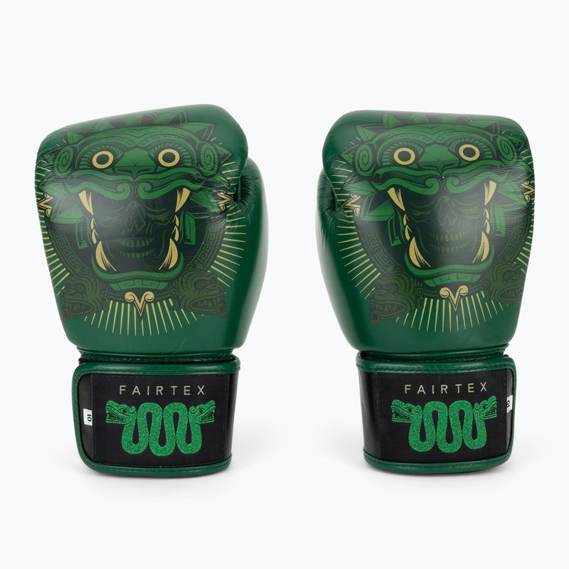 Fairtex X Tom Atencio Boxing Resurrection зелени боксови ръкавици 2