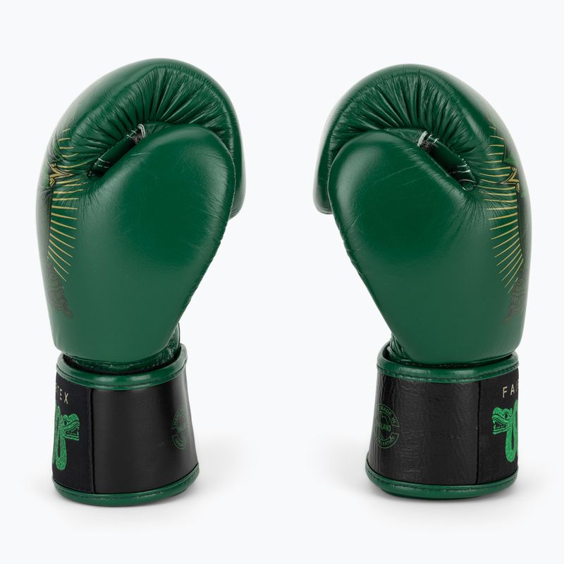 Fairtex X Tom Atencio Boxing Resurrection зелени боксови ръкавици 4