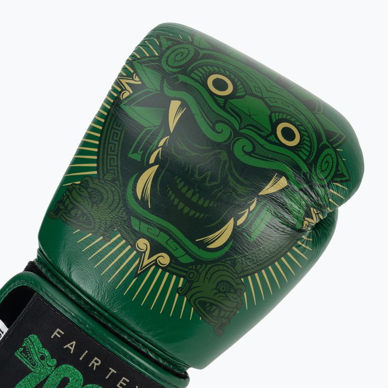 Fairtex X Tom Atencio Boxing Resurrection зелени боксови ръкавици 5