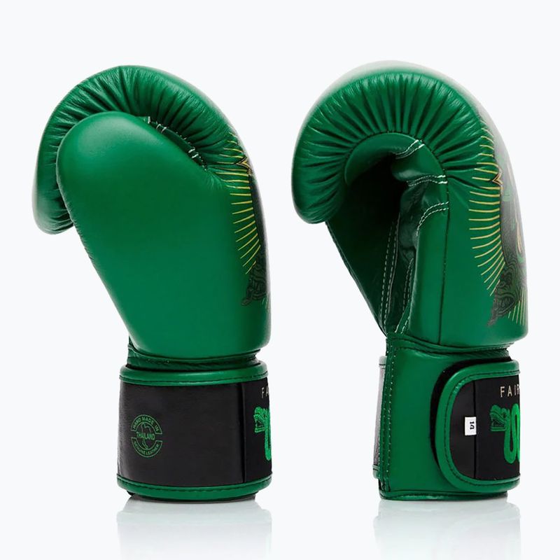 Fairtex X Tom Atencio Boxing Resurrection зелени боксови ръкавици 3