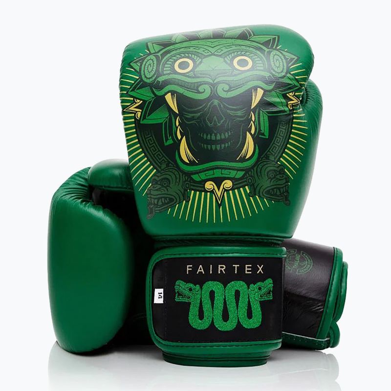 Fairtex X Tom Atencio Boxing Resurrection зелени боксови ръкавици 4