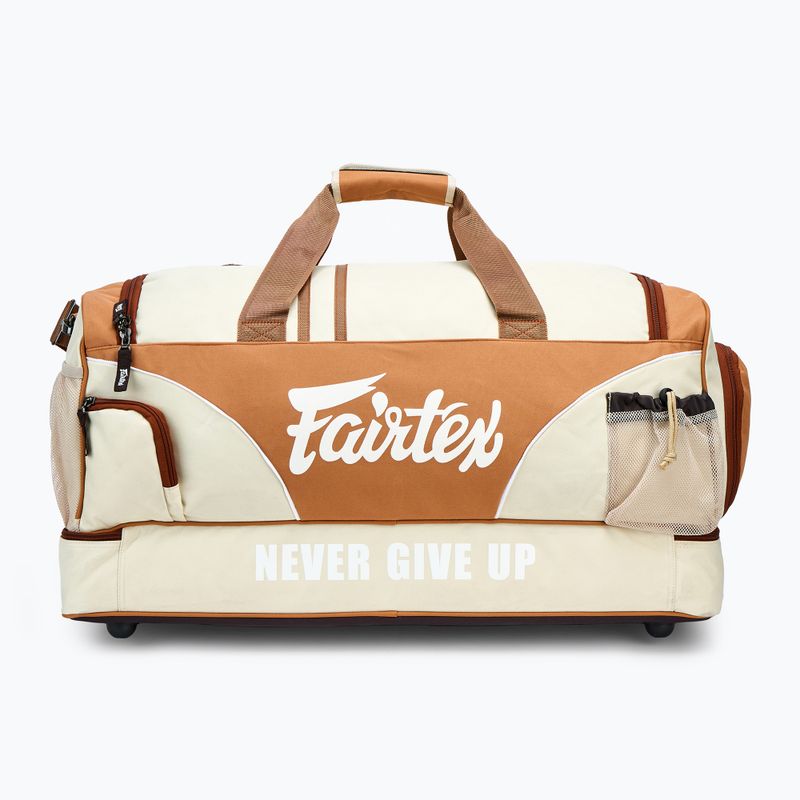 Спортна чанта Fairtex каки/оранжева