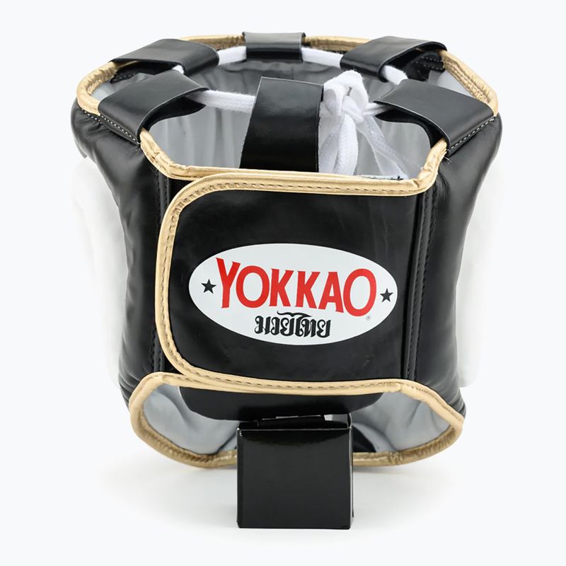 YOKKAO Тренировъчна защита на главата бойна спортна каска черна HYGL-1-1 7