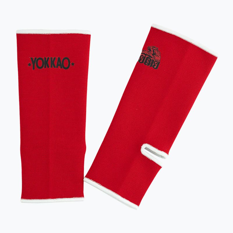 Мъжки протектори за глезен YOKKAO Muay Thai red