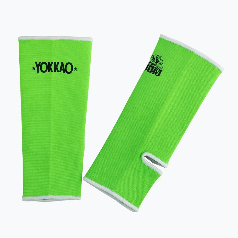 Мъжки протектори за глезен YOKKAO Muay Thai neon green