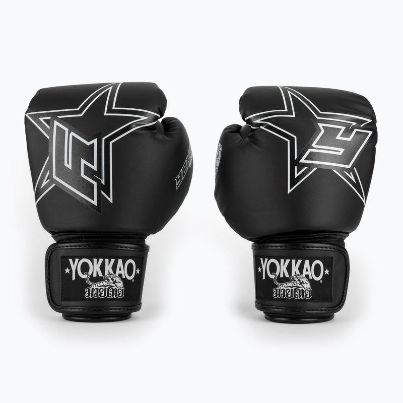 Боксьорски ръкавици YOKKAO Institution Boxing black 2