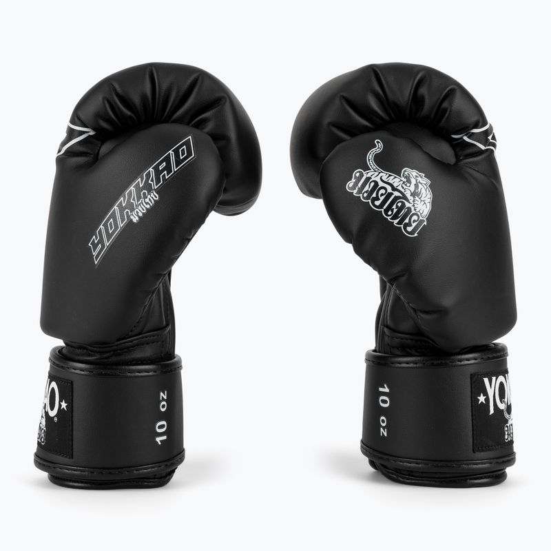 Боксьорски ръкавици YOKKAO Institution Boxing black 4