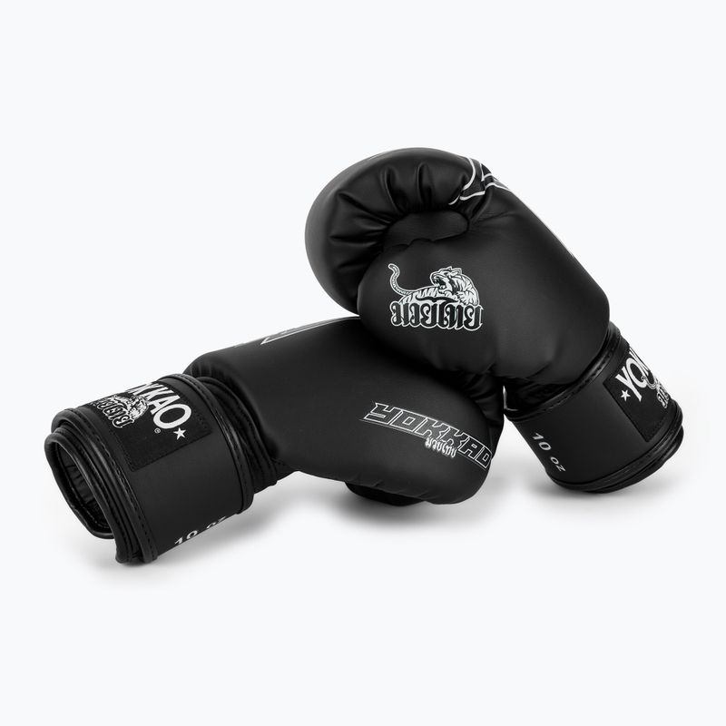 Боксьорски ръкавици YOKKAO Institution Boxing black 7
