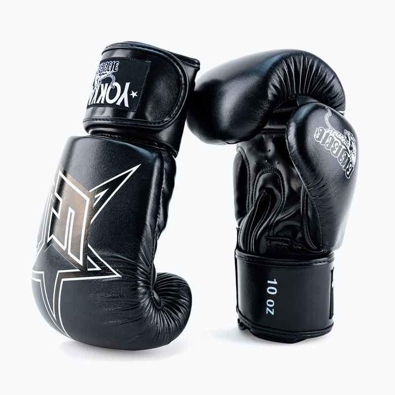 Боксови ръкавици YOKKAO Institution Boxing black
