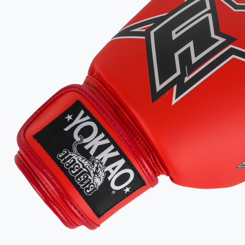 Боксьорски ръкавици YOKKAO Institution Boxing red 6