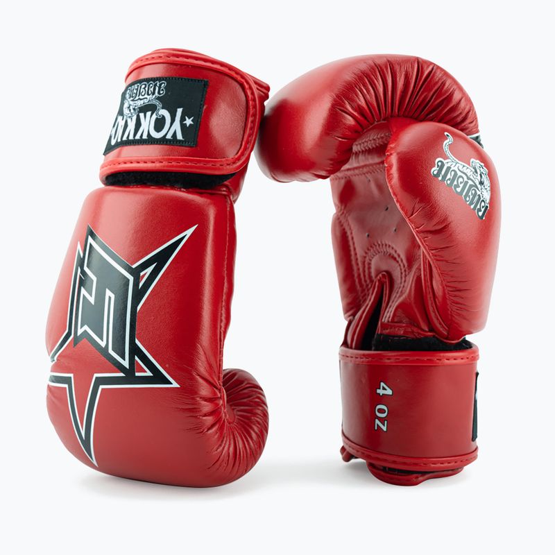 Боксови ръкавици YOKKAO Institution Boxing red