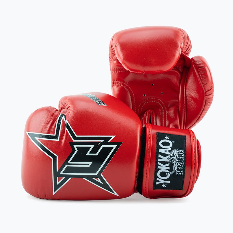Боксови ръкавици YOKKAO Institution Boxing red 2