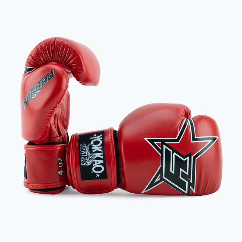 Боксови ръкавици YOKKAO Institution Boxing red 3
