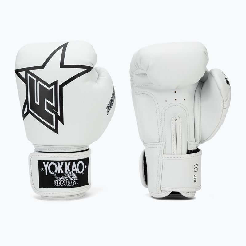 Боксьорски ръкавици YOKKAO Institution Boxing white