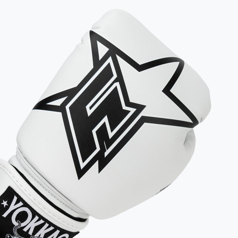Боксьорски ръкавици YOKKAO Institution Boxing white 5