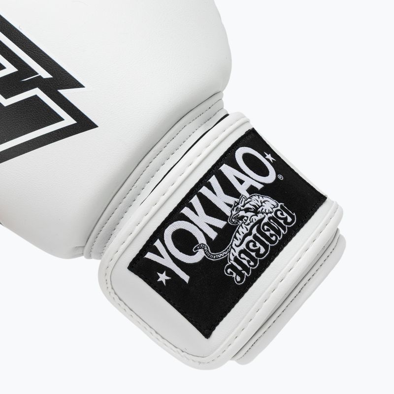 Боксьорски ръкавици YOKKAO Institution Boxing white 6